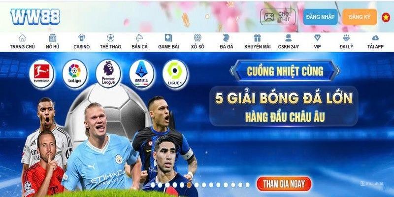 Nhận thưởng cực khủng khi tham gia đặt cược ở các giải đấu lớn